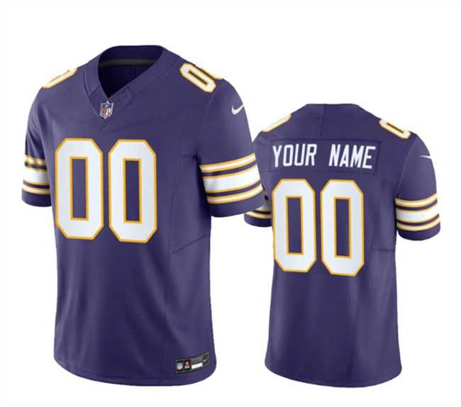 Men & Women & Youth Minnesota Vikings Active Player Custom Purple 2023 F.U.S.E. Throwback  Vapor Limited Stitched Football Jersey,We sell and wholesale Men & Women & Youth Minnesota Vikings Active Player Custom Purple 2023 F.U.S.E. Throwback  Vapor Limited Stitched Football Jersey on line form chian!